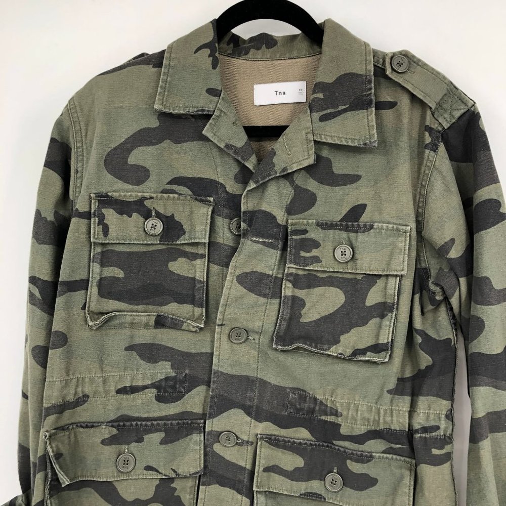 Tna Green Camouflage Basic Jacket | Versatile For… - image 5